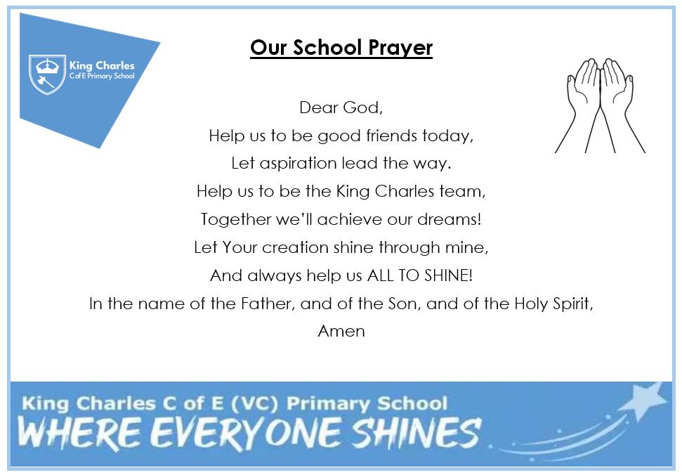 King Charles School Prayer