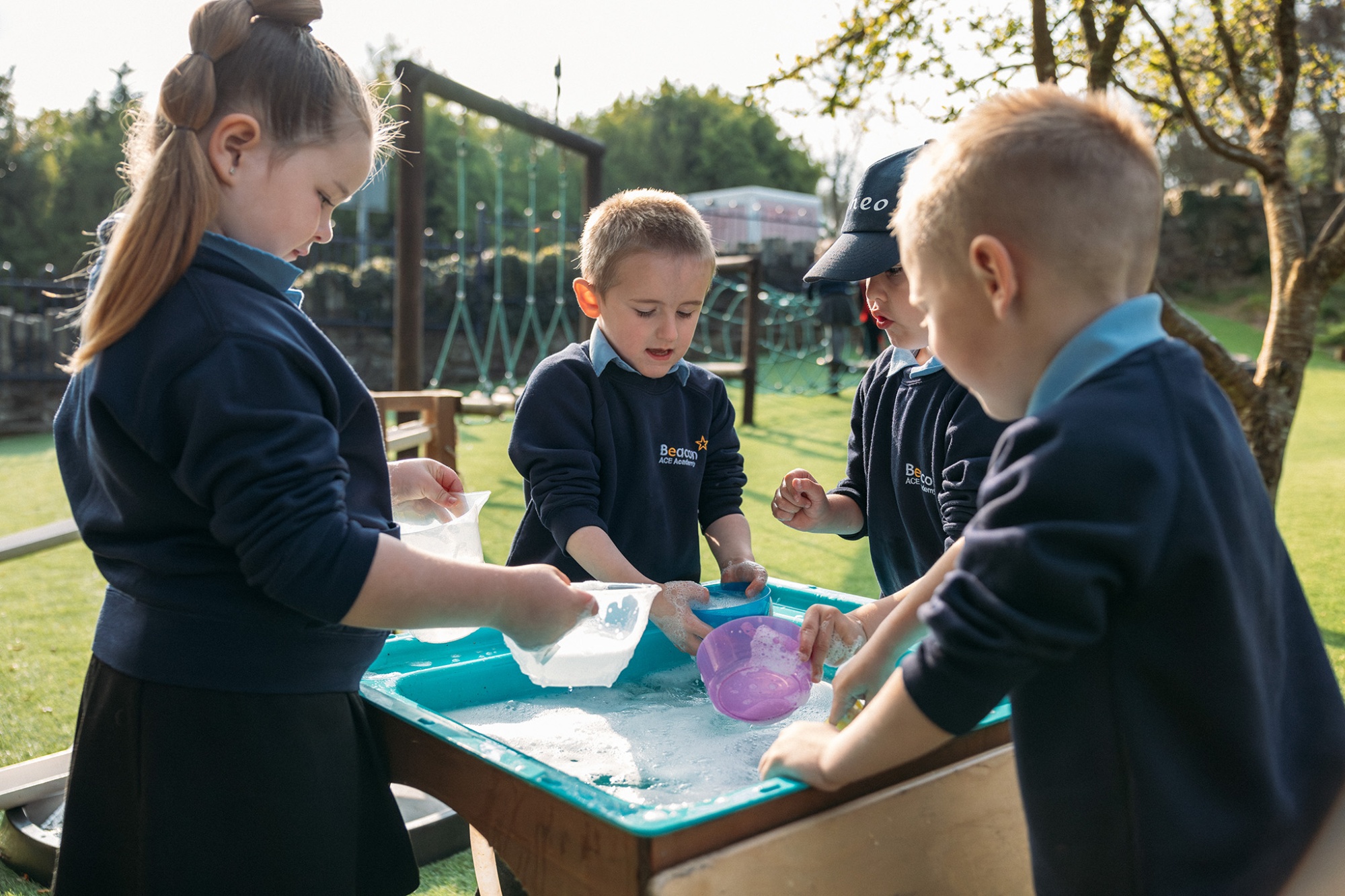 children learning