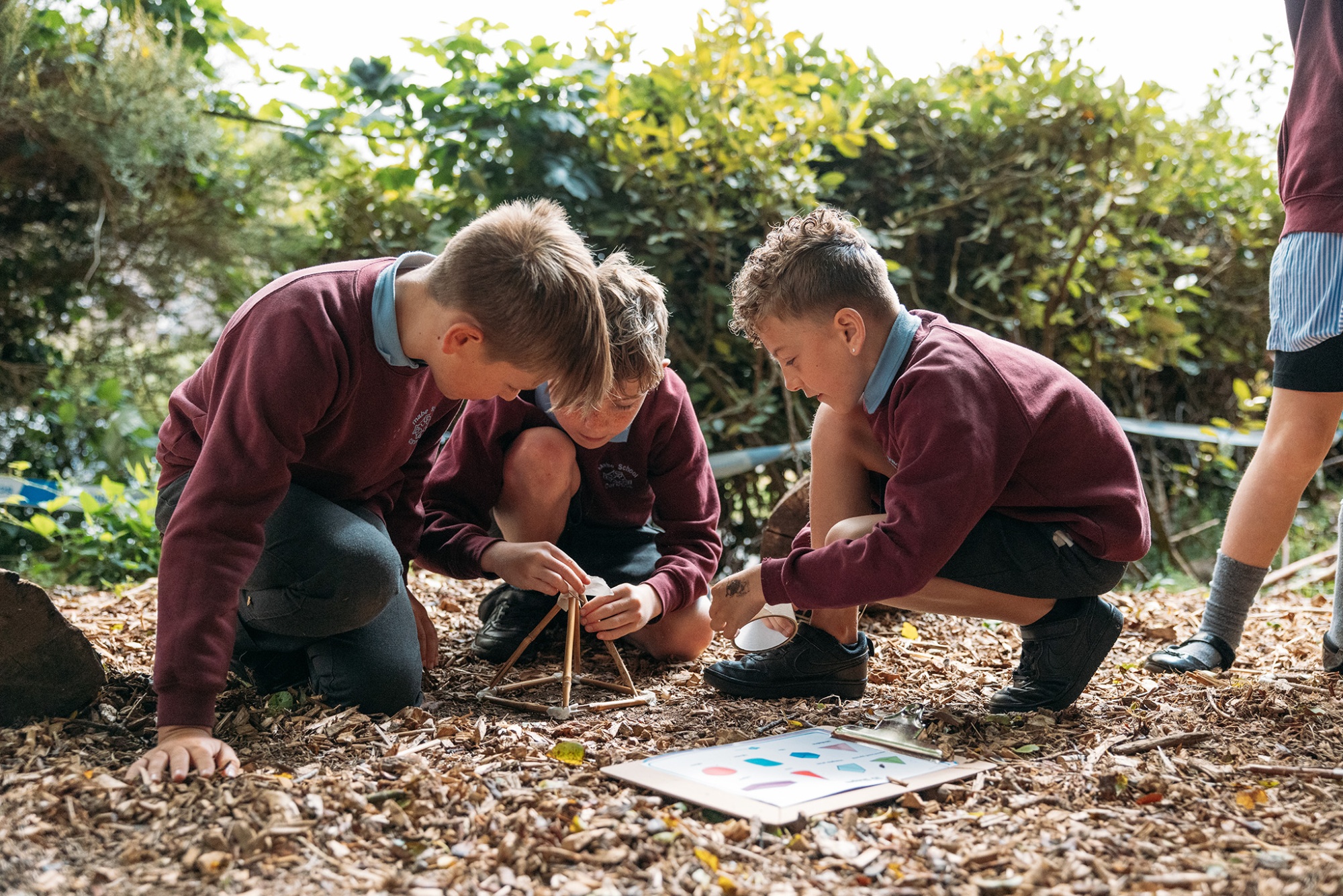 children learning