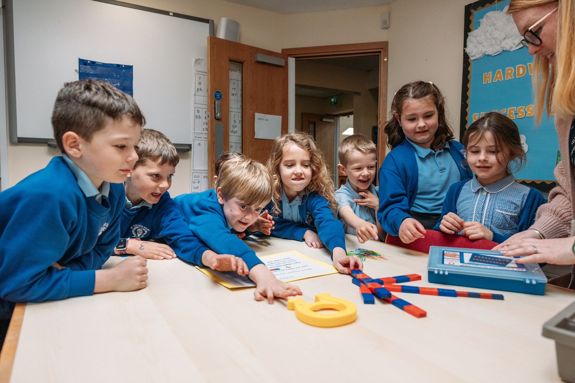 children learning