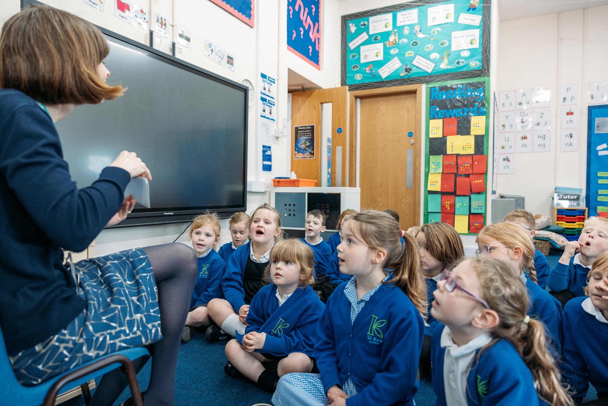 children learning